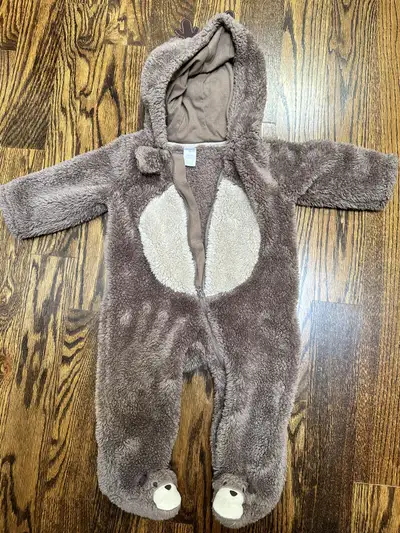 Carters 9 month old Full Body Hooded Bunting Bear Body Suit, View more
