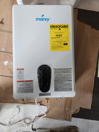 Marey tankless gas water heater.Brand new!