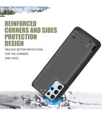 Battery Case for Samsung Galaxy s21 ultra 5g 