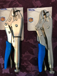 NEW MASTERCRAFT CURVED JAW LOCKING PLIERS/VISEGRIPS