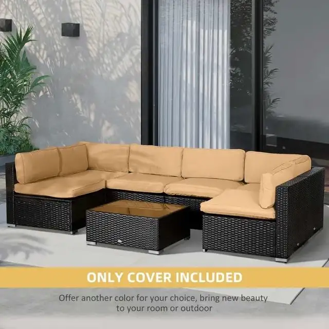 Outdoor 14pc Cushion  Cover Replacement Set - No Cushion In62863262741122123