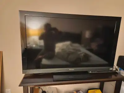 Sony Bravia 46 inch LCD TV with remote , View more