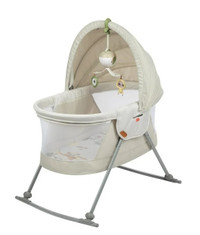 Tiny Love Deluxe Bassinet for New Born Infant Babies