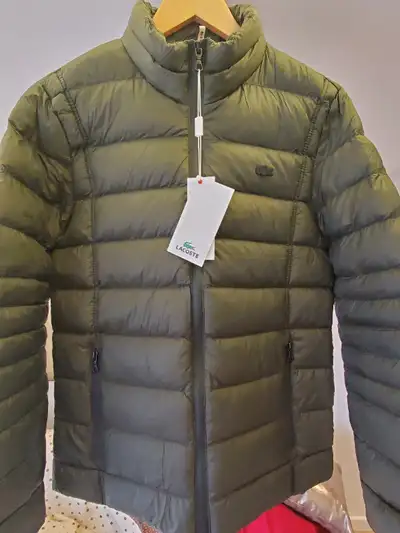 LACOSTE Fall - Winter Jacket Very warm Medium Size Brand new with tags and bought at Lacoste outlet...
