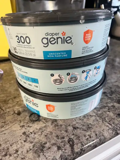 Free diaper genie rolls (3) , View more