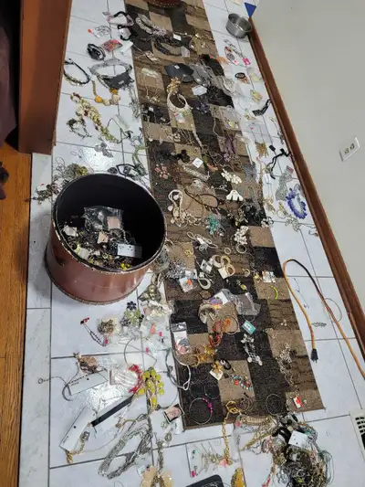 SUZY SHEIR. LA EXPRESS etc... 20-25lbs in costume jewelry that I found in my parents storage locker...