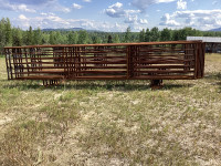 Free standing panels, wind brakes  and fence line  feeders