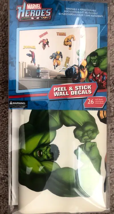 Marvel Heroes Peel & Stick Wall Decals, View more