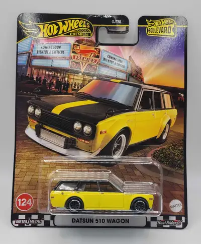 Hot Wheels Premium Boulevard #124 Datsun 510 Wagon. $15 Pick up in Bowmanville.