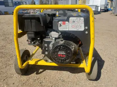 Wacker G5.6 Generator For Sale. 11 HP Honda GX340 Receptacles AC Outlet (2) 125V,20A Duplex Receptac...