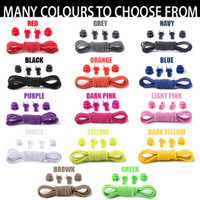 BRAND NEW No Tie Elastic Shoelaces - Suitable for All Ages