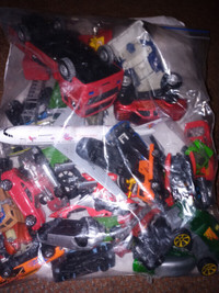 LARGE  BAG OF TOY  VEHICLES