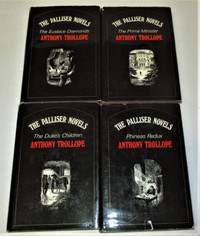 4 Palliser Novels by Anthony Trollope, Hard Cover Good Condition