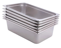 Stainless steel pans 1/3 1/6 sizes