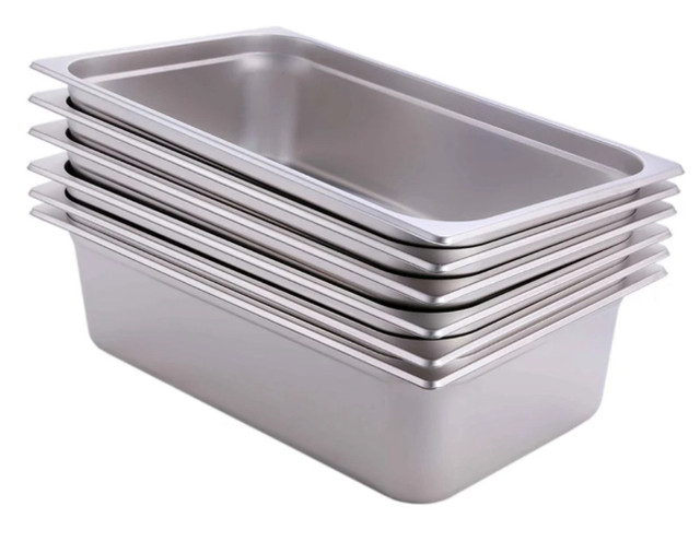 Stainless steel pans 1/3 1/6 sizes in Industrial Kitchen Supplies in Calgary