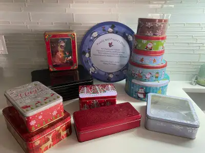 Christmas Tins (LOT), View more