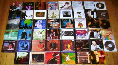 50 cds GUITARE ACOUSTIQUE (Classique et Jazz), View more