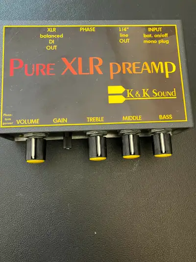 K & K Pure XLR Preamp, View more