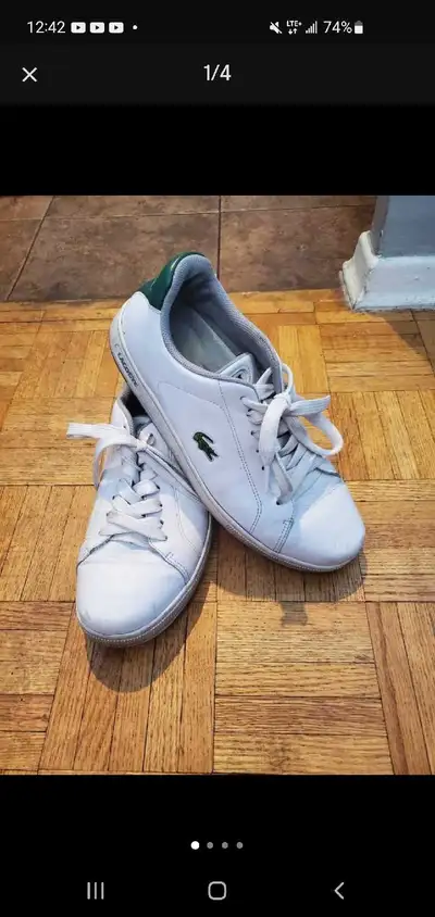 Men's Lacoste  Leather Shoes Size 9, View more