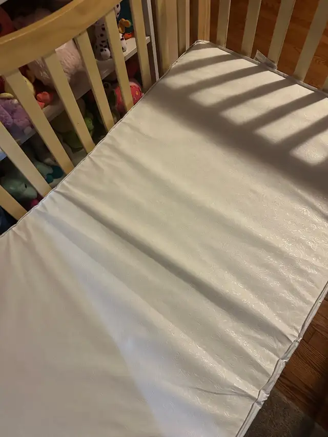 Dream On Me Kids/Toddler Bed + Mattress – Solid Wood Frame in Other in Ottawa - Image 7