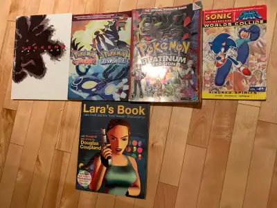 2 strategy guides Pokémon, livre Tekken 6, etc, View more