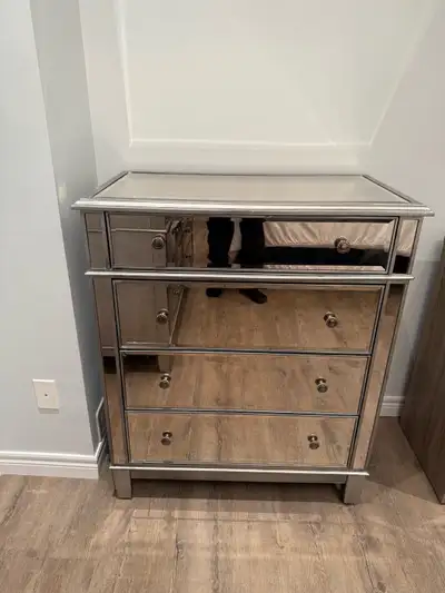 Glass Mirrored Dressers and Night Stands, View more