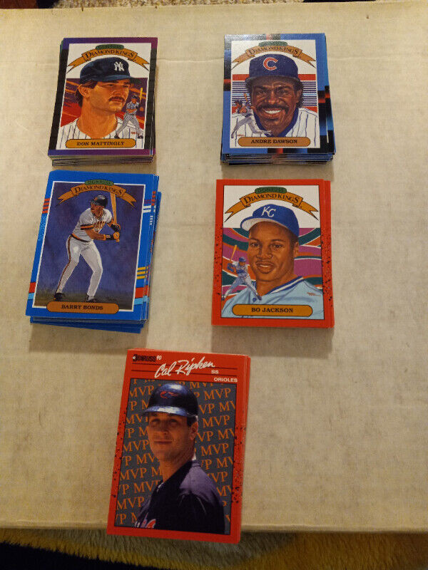 Donruss Baseball Cards Diamond Kings Complete Sets Lot of 5 Mt in Arts & Collectibles in Trenton