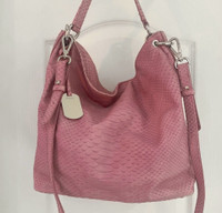 Furla - Dusty Rose Pink Leather Hobo Bag/Purse