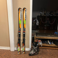 140 Rissignol ski with boots 