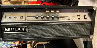 1970’s (76-79 roughly) Ampeg V4B bass amp. 100 watts of full tube tone and growl when pushed. The li...