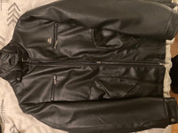 AE Di Milano Emporio  Collezioni men's large leather jacket