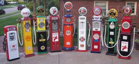 Wanted gas pumps signs etc