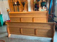 King Sleigh Bed frame for sale