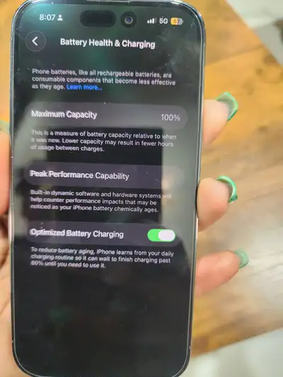 iPhone 14 Pro 256GB Deep Purple – 100% Battery, View more