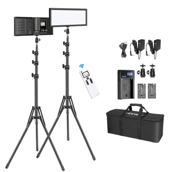 NEEWER 2-Pack 2.4G T120 LED Video Lighting Kit for Studio in Cameras & Camcorders in Oshawa / Durham Region - Image 2