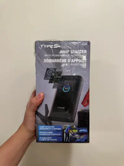 Démarreur de batterie portable (Jump Starter) Idéal pour voiture, moto ou urgence Fonctionne aussi c...