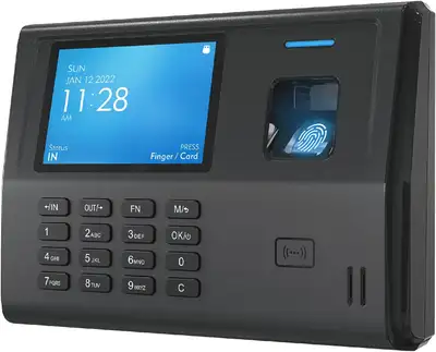 Fingerprint Time Clock Biometric Employee Punch Machine RFID PIN, View more