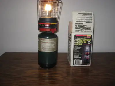 Colman Vintage Leisure Line Propane Lantern, Model 5130-700C. Go, View more