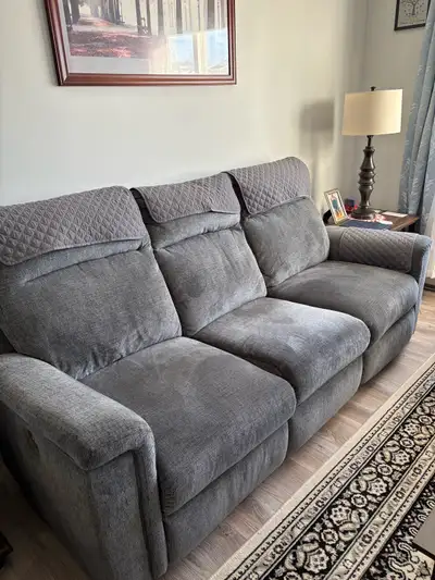 Beautiful 2 Recliner Sofa only 16 mts old., View more