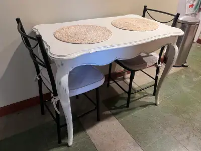 Dining table and chairs, View more