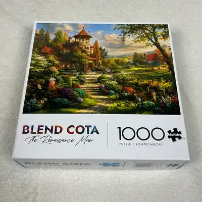Buffalo Games - The Renaissance Man by artist Blend Cota. 1000 pieces. (26.75" x 19.75"). The scene...