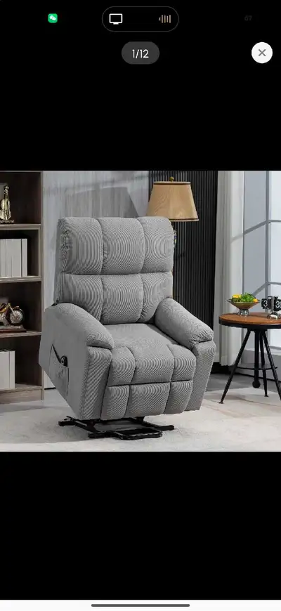 Lift Chair for Seniors, Microfibr Upholstered Electric Recliner , View more