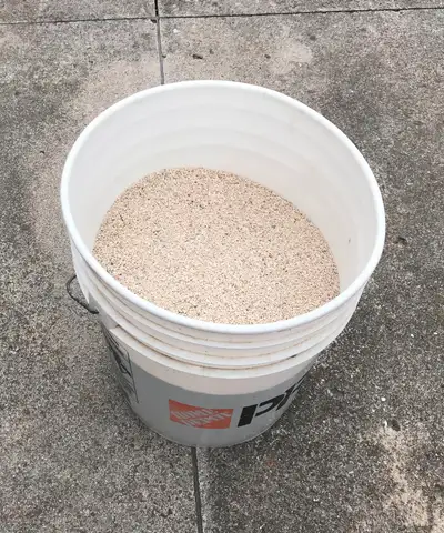 Approx. 40 lbs, clean and ready to go, bucket included, cash and pickup only. Yes still available
