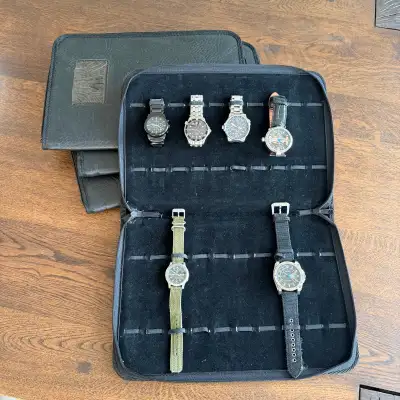 Watch or Bracelet Folder Style Holder - Holds Up to 40 Watches $15.00 Each 4 available Located in Le...