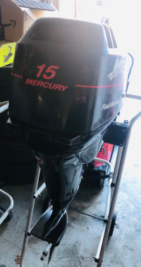 2001 mercury 15hp outboard motor (4 stroke/short shaft)