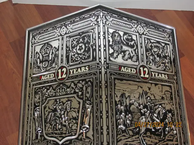 Vintage CHIVAS REGAL Large Bar Wall Mirror Medieval Scotch in Arts & Collectibles in St. Catharines - Image 4