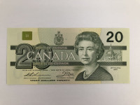 20 dollars bank note 1991 Canada CAD