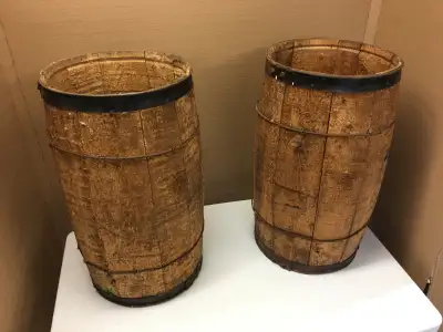 Antique Wooden Kegs, View more