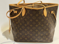 Authenticated Louis Vuitton Neverfull MM tote