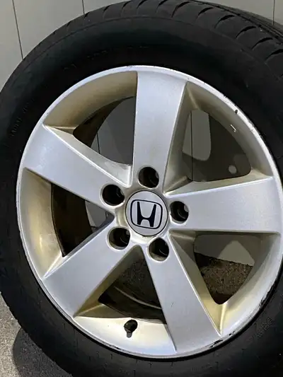 Set of 4 aluminum rims off 2015 Honda Civic. Tires have been sold.